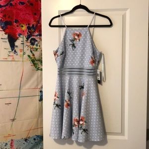 Blue Floral Dress